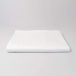 cloudlinen Bedlaken van 100% extra langstapelig premium katoen - 240x260 cm - wit effen / effen kleuren - behaaglijk, warm, zacht satijn voor de beste slaap