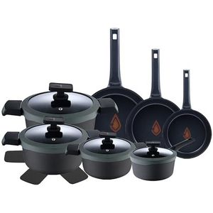 Keukengerei Masterpro REECO MP 12 Onderdelen Zwart
