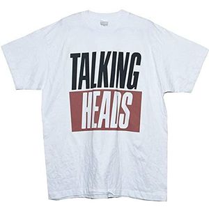 Talking Heads T Shirt Wave Art Rock Festival Graphic Band Tee White M