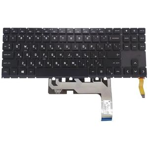BG Bulgaars Turks RGB-verlicht toetsenbord voor HP OMEN 15-EK 15-EN 15-ek1016tx 15-ek1000 15-ek0018 Kleurrijke achtergrondverlichting L88072(Bulgarian RGB)