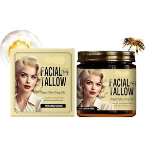 Hydraterende Crème Met Rundervet En Honing - Hydraterend, Vochtvasthoudend For Een Droge Huid, Verzacht Droogheid(1PCs)