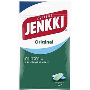 Cloetta Jenkki Xylitol Mint mix Kauwgom 1 pak of 100g