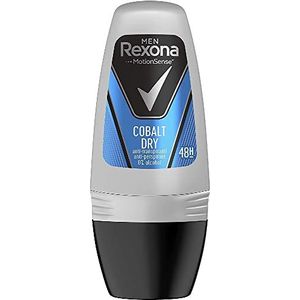 Rexona Cobalt Dry Roll-on Deodorant voor heren, anti-transpirant, 50 ml
