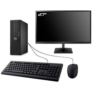 DELL PC Optiplex 3050 SFF Display 27 inch Intel I5-6500 RAM 32 GB SSD 480 GB W11 WiFi (gereviseerd)