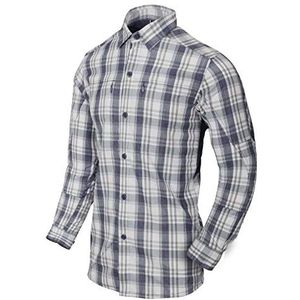 Helikon-Tex Heren Trip Overhemd Indigo Plaid maat L