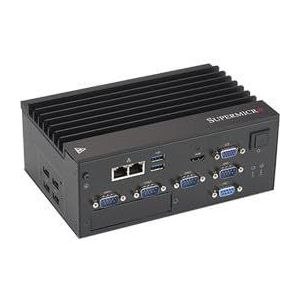 Supermicro Superserver E100-9Ap-Ia Intel Soc Bga 1296 zwart - desktop-barebone (Intel Soc, Bga 1296, Intel Atom, 1,6 GHz, E3940, Ddr3L-Sdram)