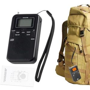 Batterijradio AM FM, zakradio,Duurzame kleine radio | Draagbare radio AM FM, transistorradio met luidspreker, radio op batterijen voor langeafstandsontvangst, zakradio voor binnen en buiten
