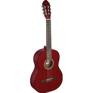 Stagg C440 klassieke gitaar, zwart gitaar Volle Größe rood