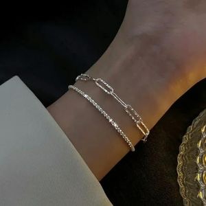 Zilveren Mode Kleur Sprankelende Verstelbare Armbanden voor Vrouwen Elegante Fijne Armband Nieuwe Bruiloft Feest Sieraden Geschenken-A-zilver
