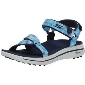 Skechers Dames Arch Fit golfsandalen zonder spikes sneakers, Blue Splash, 37 EU