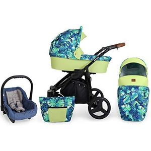 SaintBaby Stroller Ro-Tax Black Alu 2in1 3in1 Isofix babyzitje combi kinderwagen buggy Lemon Green 07 2in1 zonder autostoel