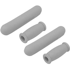 Krukken en Hoezen voor Handgrepen, 4-delige Comfortvervangende Krukonderdelenset, Wasbaar Ademende Onderarmvulling, Vocht- en Geurreducerende Rubberen Kussens Accessoires voor Standaard Krukken(2#)