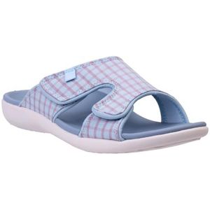 Spenco Kholo Nuevo Slide Sandaal voor dames, Blauw Paars, 41 EU