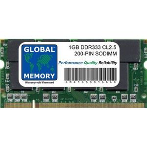 1GB DDR 333MHz PC2700 200-PIN SODIMM GEHEUGEN RAM VOOR IMAC G4 DDR FLAT PANEL