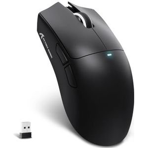 MAMBASNAKE X ATTACK SHARK X11SE Draadloze Gamingmuis-Tot 22000 DPI,PixArt PAW3311 sensor,BT/2.4G/Bedraad,59g lichtgewicht, 2000W klikken,40G acceleratie,lange batterijduur,driver support,Win/Mac-Zwart