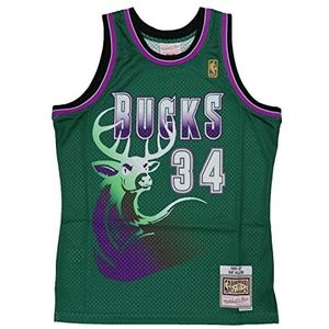 Mitchell & Ness Ray Allen 34 Milwaukee Bucks Replica Swingman NBA Jersey HWC Basketball Trikot