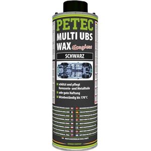 PETEC Bodembescherming wax UBS zwart pistooldoos zuigbus carrosserie 1L