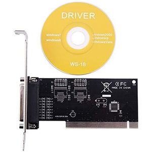 Kuuddker Pci Uitbreidingskaart Adapter 25Pin Parallelle Pci Naar Parallelle Db25 Printer Poort Controller Kaart