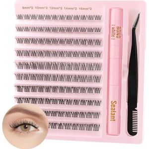 Individuele Wimpers 30D Lash Clusters Natuurlijke Look Valse Wimpers Cluster Wimpers Pluizige Wispy Individuele LasheD Krul Wimper Extension