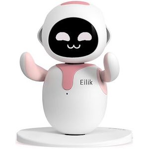 Eilik Rose – Slimme Interactieve Huisdier Robot: Gezelschap voor Je Huis & Werkruimte, met Zeer Geavanceerde Software – Zintuiglijk Speelgoed en Pratende Robot, Kinderen en Volwassenen Cadeau