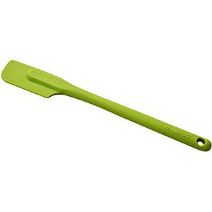 mastrad Premium siliconen spatel - temperatuurbestendig bij hitte en kou - hygiënisch en eenvoudig te reinigen - met ergonomische handgreep voor aangenaam koken, groen, 26 x 3,5 x 1,2 cm, F10318