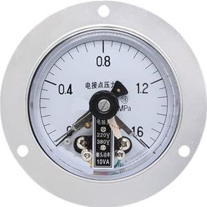 Vacuum Pressure Gauge YX-100ZT Axiale elektrische contactlucht-vacuümdrukmeter Wijzerbediening Meerdere bereiken(0~10MPA)