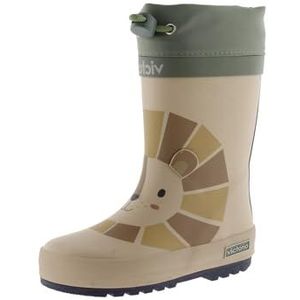 Victoria Lluvia Unisex Rubber Water Boots Animals & Adjustable Collar & Serrated Sole 1060105 for Kids SAFARI 23