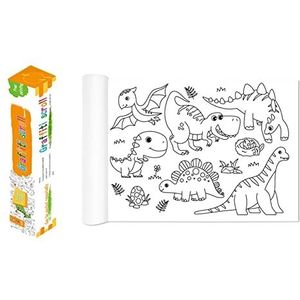 Kleurpapier rol | 1x10ft kleverige muur graffiti kleurpapier | dier groot kleurboek blad educatieve muur kleurstickers set voor kinderen generiek