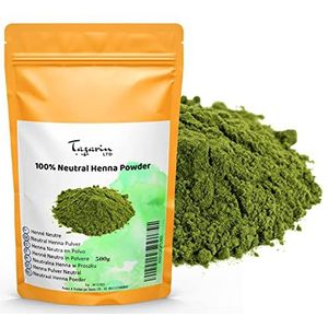 500g Neutraal Hennapoeder - Henna Neutraal - Haarverzorging - Geeft Volume – Henna Kleurloos - Cassia Obovata - Fijn Poeder, 100% Natuurlijk, Puur en Zonder Additieven | TazarinLtd