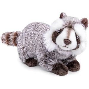 PuffPurrs Wasbeer pluche knuffeldier - realistisch en schattig 30 cm pluche dier, beste speelgoed voor baby's en kinderen