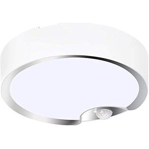 Spactz Plafondlampen met bewegingssensor, plafondverlichting, één led voor binnen en buiten, met een batterij voor het wassen in de hal