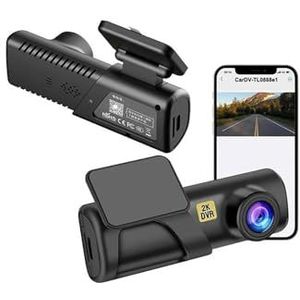 Dashcam 2K WiFi Dash Cam Voor Auto's Camera Voertuig Auto DVR Videorecorder Nacht Auto Accessoires Autocamera(2K Dash Cam+USB None)