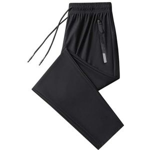 Stretch Actieve Broek, Unisex Ultra Stretch Sneldrogende Broek, Stretchbroek, Unisex Sneldrogende Broek (Color : Black 2, Size : L)