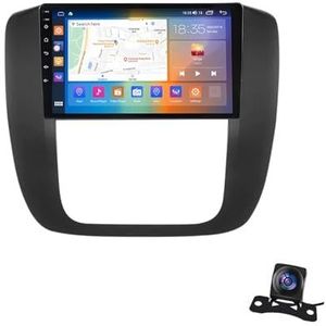 Android 13.0 2 Din Autoradio 10"" Touchscreen Auto Stereo Voor Chevrolet Tahoe Silverado 2007-2012 Met Draadloze Carplay Android Auto AHD Omgekeerd Beeld Stuurwielbediening(Color:A,Size:P1(1G+16G))
