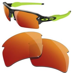 HiCycle2 Spiegel gepolariseerde vervangende lenzen voor Oakley Flak 2.0 XL Zonnebril-Multi Opties, Rood