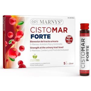 Marny's D-manose, zentinhode en cranberry, rood – Kistomar gevorderden – integrale wellness – geschikt voor veganisten – 5 flesjes à 25 ml
