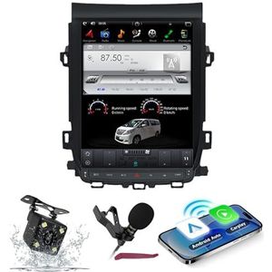 Android 15 Autoradio Navi voor T-oyota Alpha (2007) 12.1 ""Touchscreen Car Multimedia Player met draadloze carplay GPS-navigatie Bluetooth 5.0 HIFI FM 5G-WiFi SWC DSP MIC,6g+128g