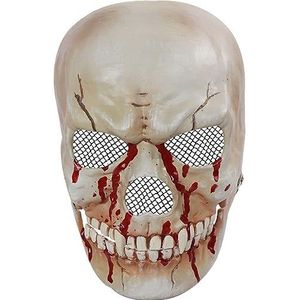 Sanfly Halloween Masker voor Volwassenen Gothic Fancy Cosplay Kostuum 3d Schedel Hoofd Masker met Bewegende Kaak Eng Masker Halloween Decoraties