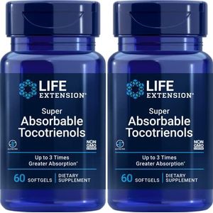 Life Extension - Super Absorbeerbare Tocotriënolen - Voedingssupplement - 60 Capsules