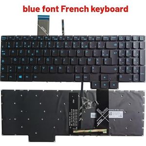 Russisch/Amerikaans/VK/Frans/Spaans laptoptoetsenbord voor Lenovo voor IdeaPad voor gaming 3-15IMH05 15ARH05 15ACH05 3-15ACH6 3-15IHU6 achtergrondverlichting(FR blue backlit)