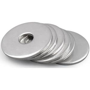 Ringen, vlakke ringen, Ringen 1/10/50 stuks vlakke pakking Zilveren ring Roestvrij staal metalen ringen Meson M3/M4/M5/M6/M8-M20 bevestigingsringen(M10 5pcs)