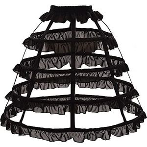 GRACEART Reinfen Rokjurk, pannier, crinoline, band, rok, kooi, onderrok, petticoat, Style-08, one size