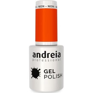 Andreia Semi-permanente nagelgellak Kleur 263 neon oranje - tinten geel neon - 10,5 ml