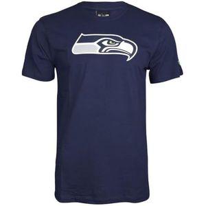 New Era Seattle Seahawks NFL Team Logo Blauw T-shirt - L