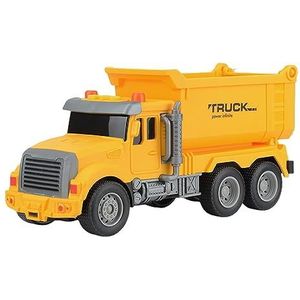 Cement Mixer Speelgoed Vrachtwagen | Interactief bouwtruckspeelgoed met geluiden en licht - Cementmixer voor jongens en meisjes vanaf 3 jaar, speelgoedbetonmixer