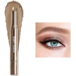 10 kleuren dubbelzijdige oogschaduwstick met sponsborstel parelmoer duurzame oogschaduwpen contouren van draagbare make-up cosmetica (Size : 04 eyeshadow)