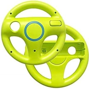 AMEEGO GN-006 Stuurwiel Design Stand Mario Kart Racing Game Stuurwiel Stand Voor Wii Game Controller (GROEN X2)