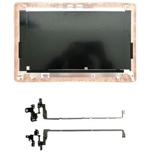 Hoes voor HP 15-DA 15-DB 15T-DA 15T-DB TPN-C135 TPN-C136 250 G7 255 LCD-achterkant/rand/bovenkant/onderkant/scharnieren(Rose Gold A H)
