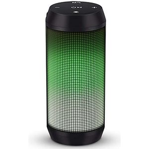 ELEHOT-Store Bluetooth luidspreker, draagbare muziekbox, led, bluetooth box, draadloos met handsfree-functie voor mobiele telefoon en pc, micro-SD en USB