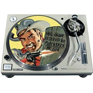 Slipmats Slipmat vilt voor elke 12"" LP DJ vinyl draaitafel platenspeler aangepaste afbeelding - Wild West 6